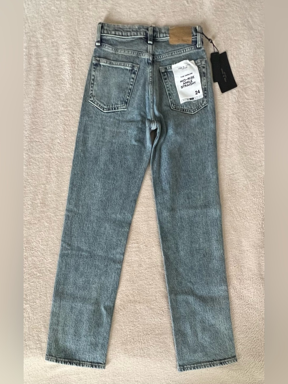 NWT rag & bone The Harlow Mid-Rise Ankle Straight Jeans - Picture 5 of 12